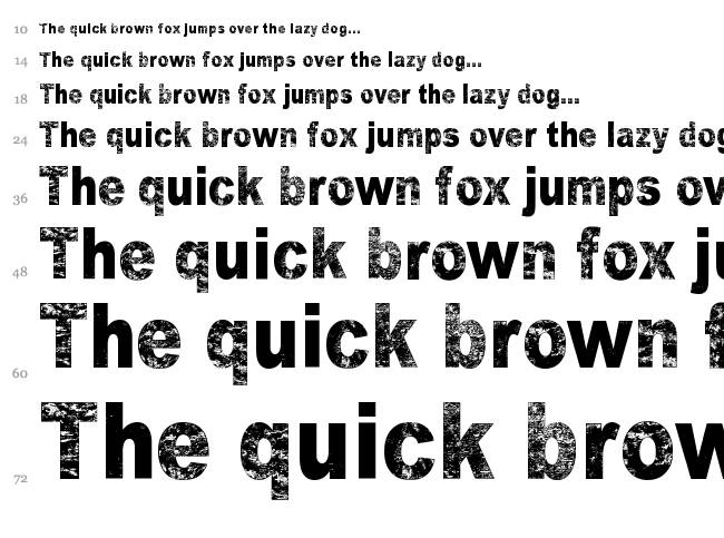 Green Dream font waterfall